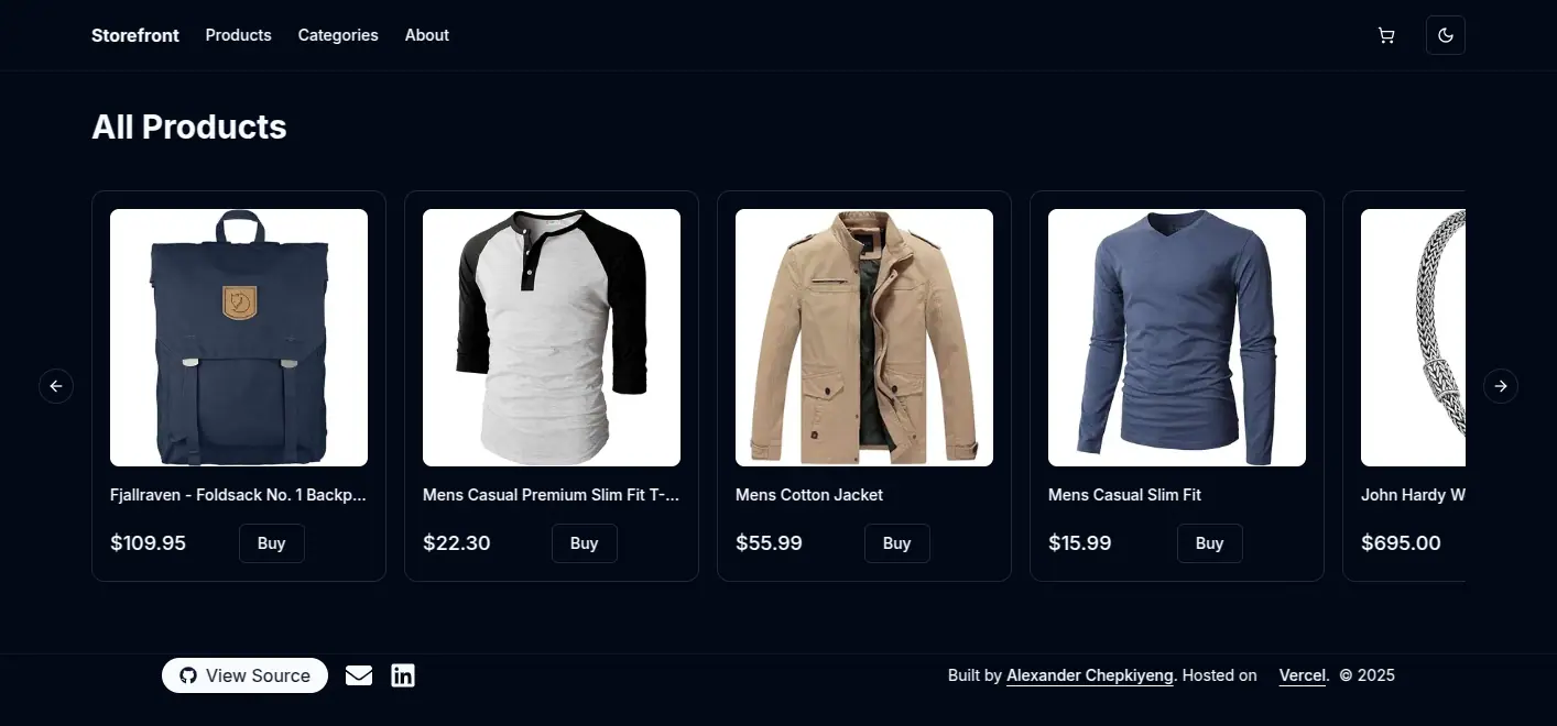 Dark Theme Product Details