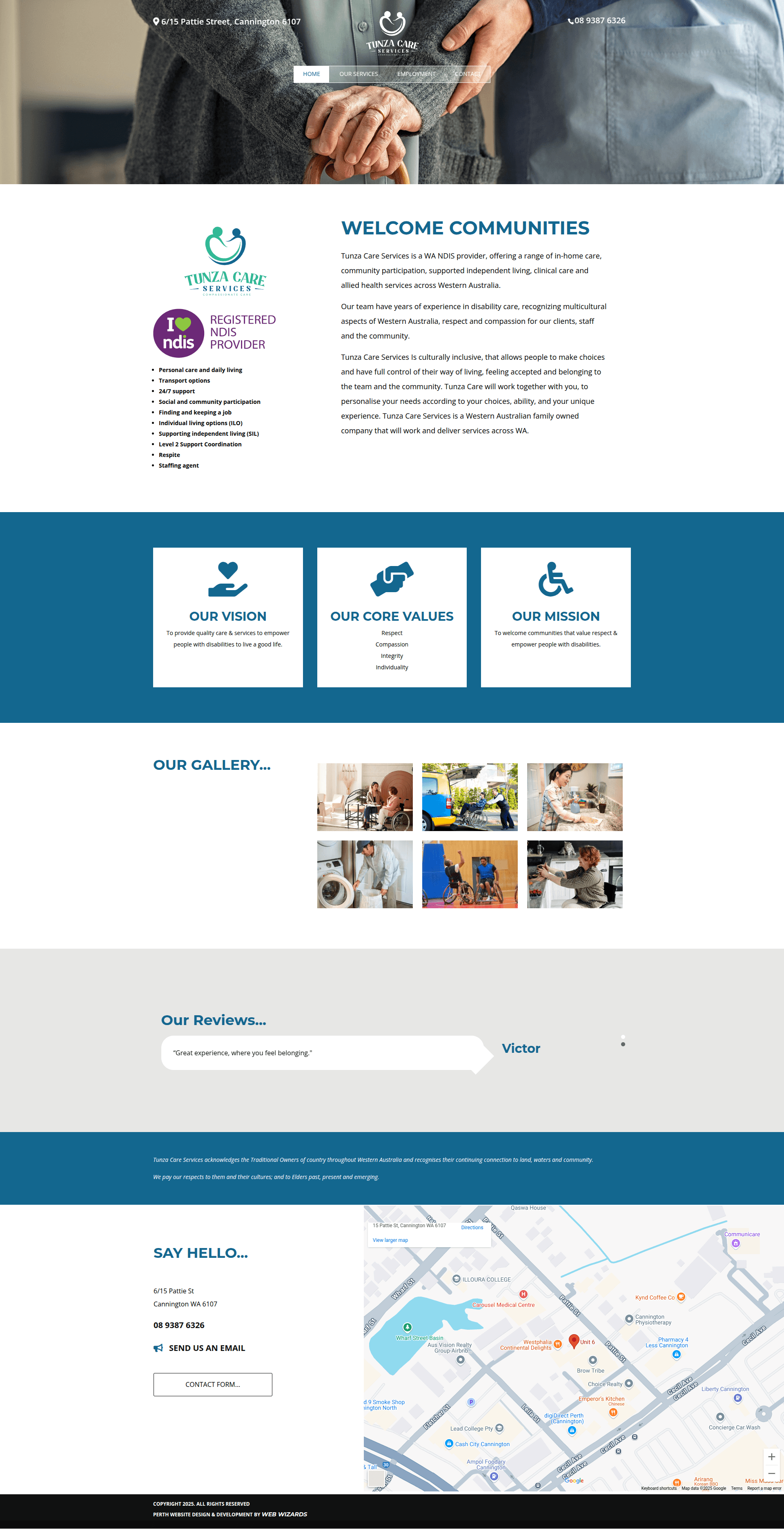 Tunza Care Services — Before